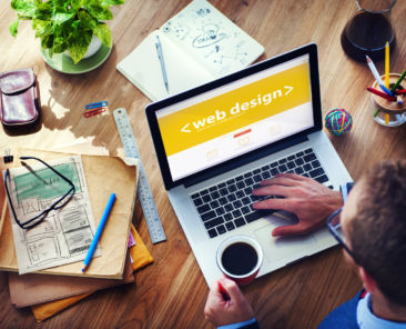 Web Design Online Technology Working Office Concept