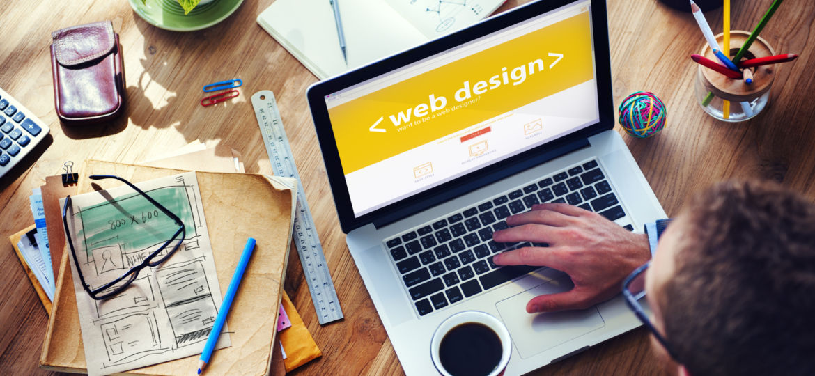 Web Design Online Technology Working Office Concept